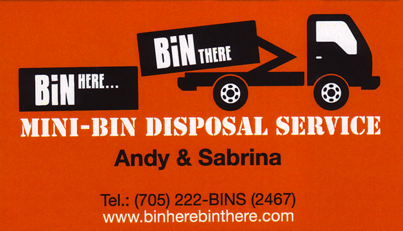 Bin Here Bin There Mini Waste Bins Disposal Service in Greater Sudbury