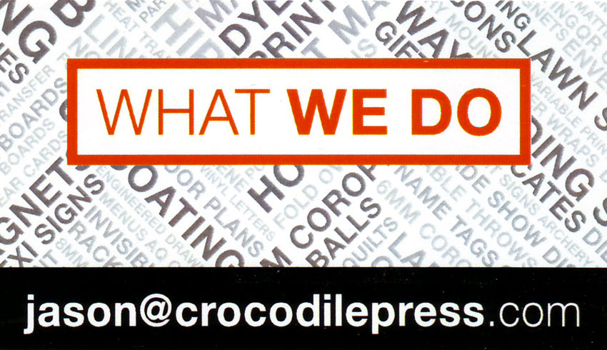 Crocodile Press Sudbury 3
