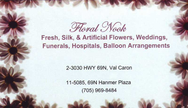 Floral Nook Flowers Hanmer Valley Shopping Centre Greater Sudbury