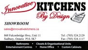 Innovative Kitchens Bathrooms and Custom Kitchen Cabinets By Design in Sudbury Ontario