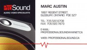 Professional Sound Audio Video Sudbury Ontario Sound Systems